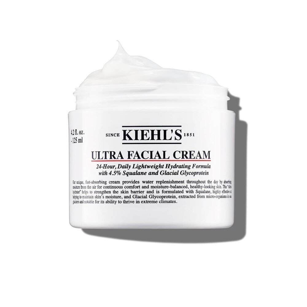 Ultra Facial Cream, with 4.5% Squalane to Strengthen Skin's Moisture Barrier, Sk